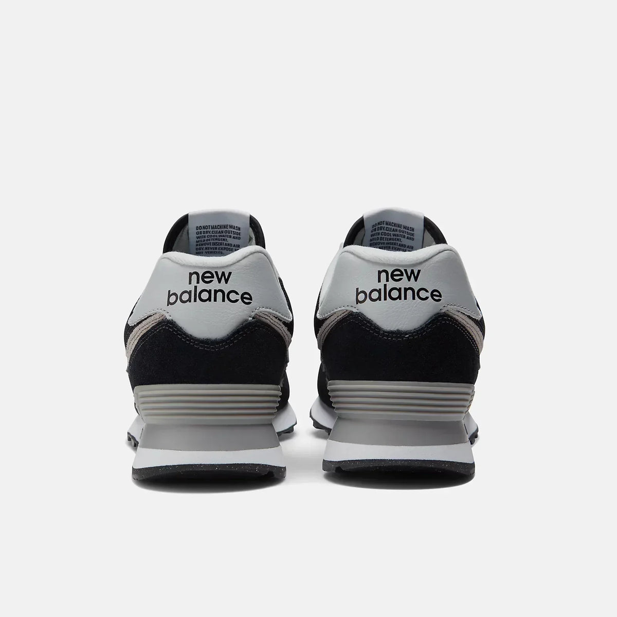 New Balance Men's 574 Core Shoes - Black/White